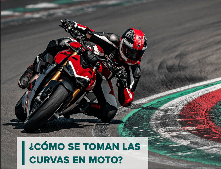 Como se toman las curvas en moto