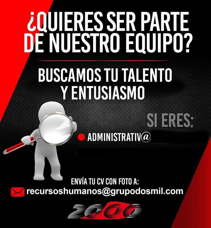 Buscamos persona para puesto administrativo