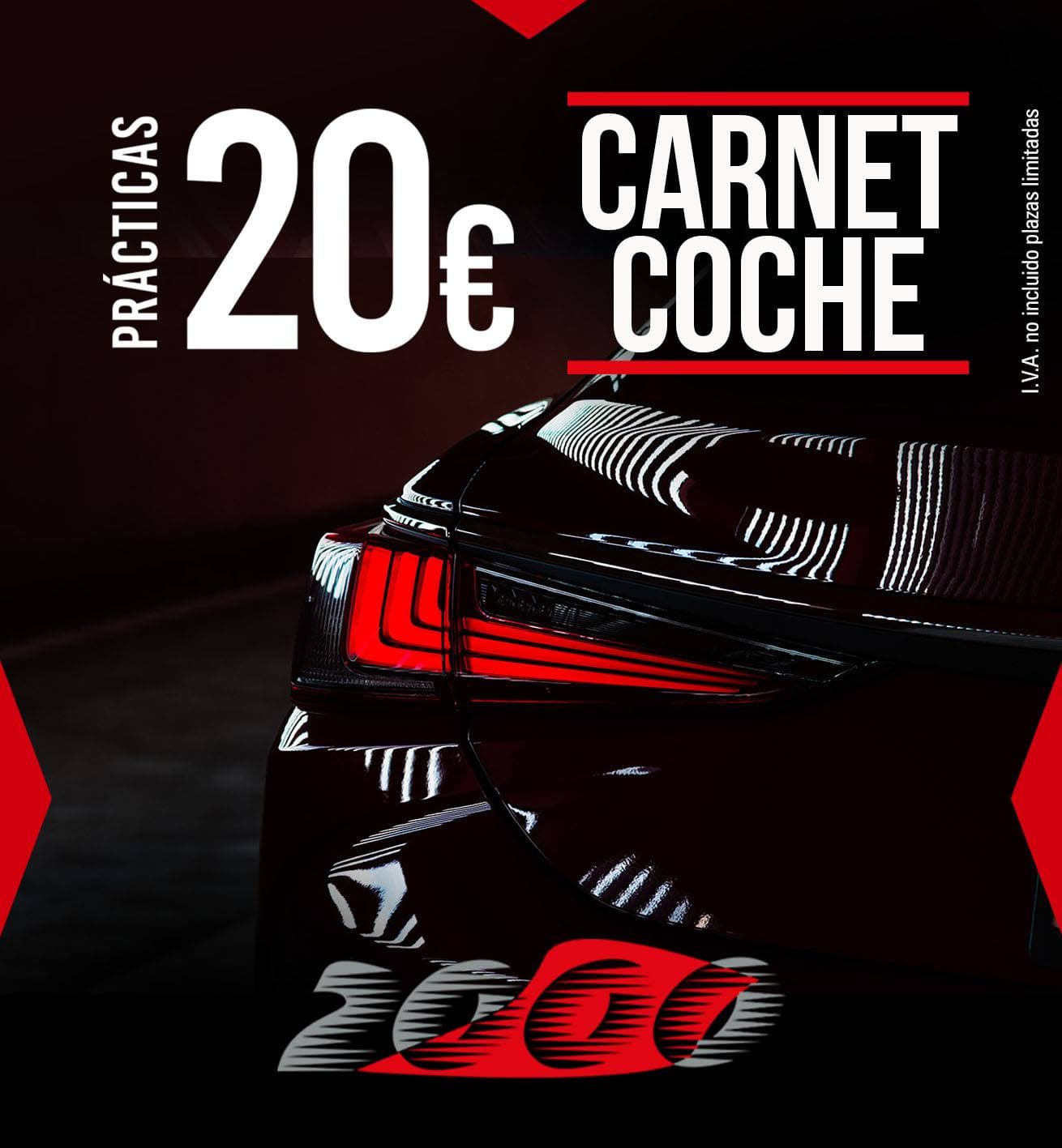 Carnet de coche practicas 20 euros